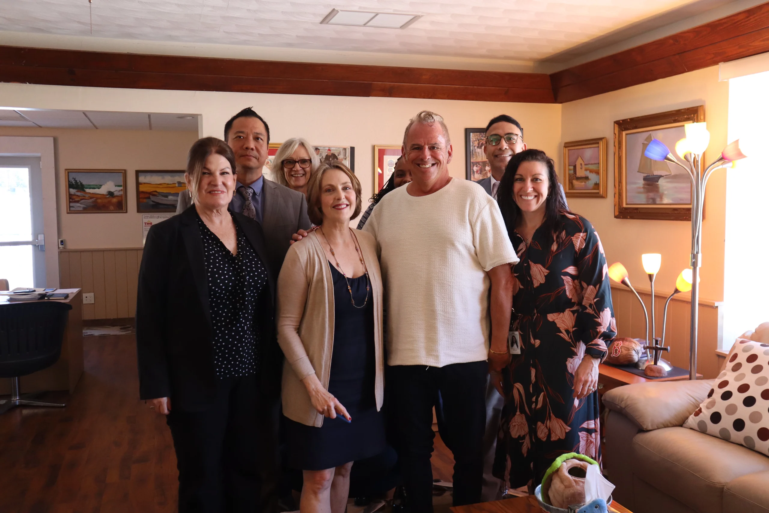 Rep Castor visits Vincentian CARES to Honor Veterans