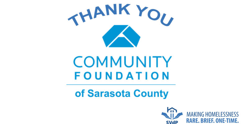 Community Foundation of Sarasota County Awards $10K Grant to Vincentian CARES